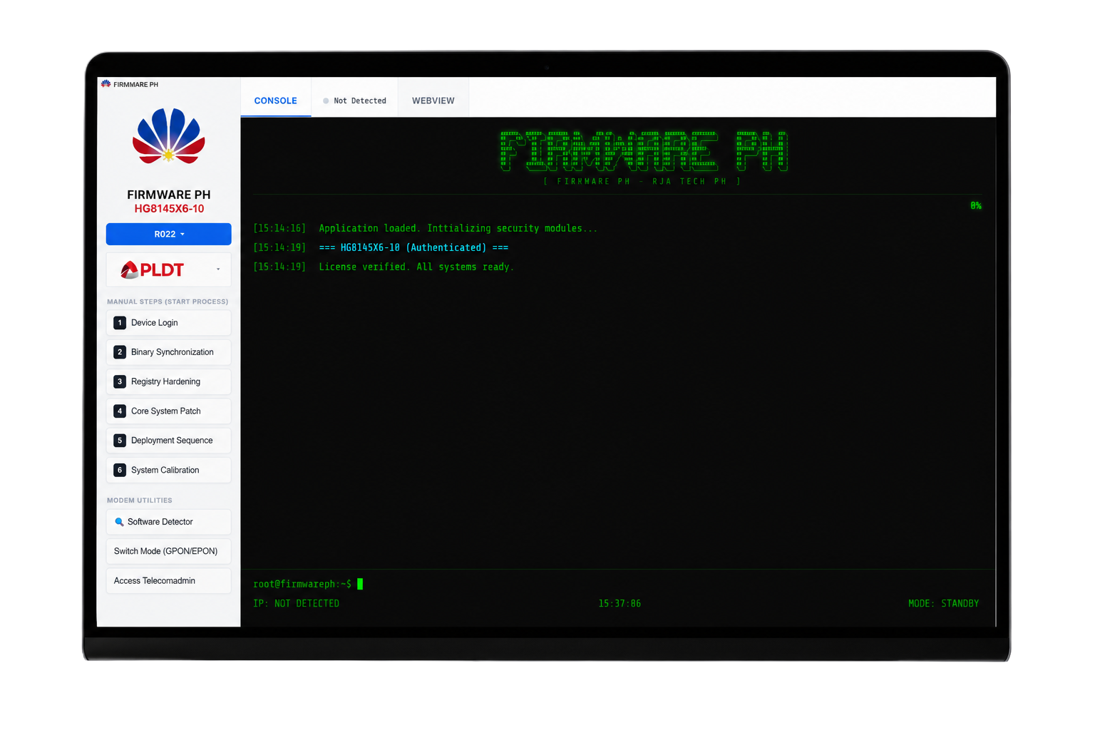 Firmware PH App Preview